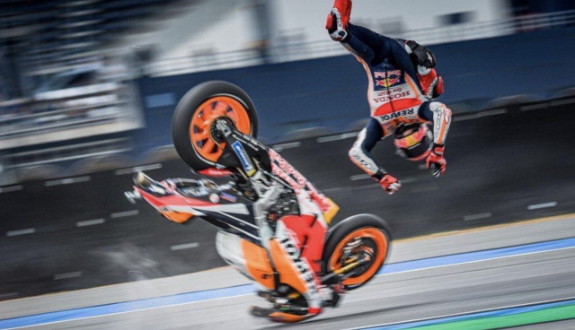 Marc Marquez Thai MotoGP crash [credit: @marcmarquez93 Twitter]