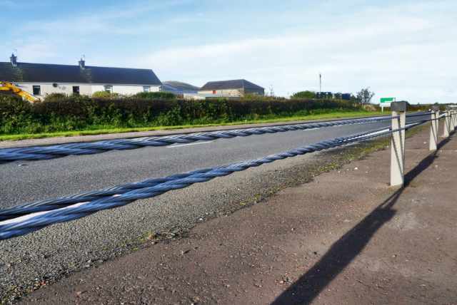 wire rope barrier is not quite road safety - banned in Northern Ireland