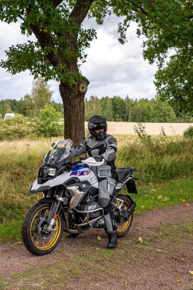 Rider In Lindstrands Gear