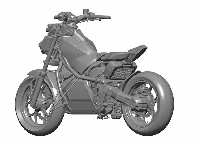 Honda Riding Assist-e patent image