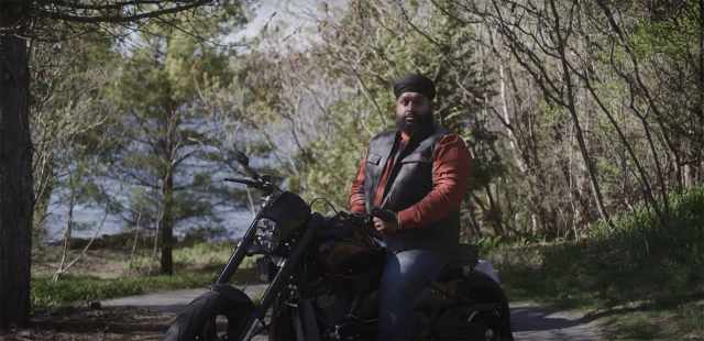 Sikh motorcycle rider Tough Turban