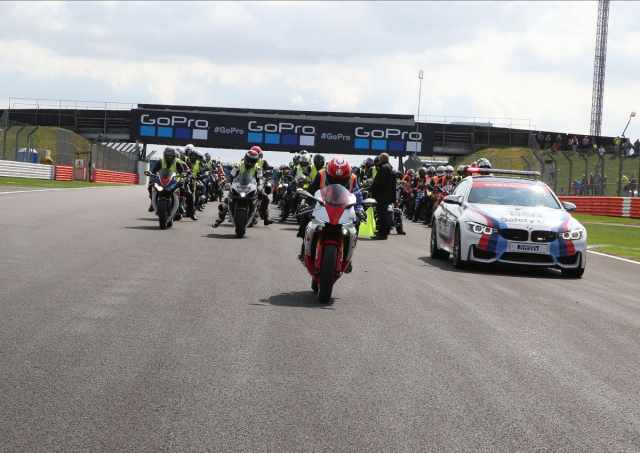 Silverstone Ride In two wheels for life MotoGP