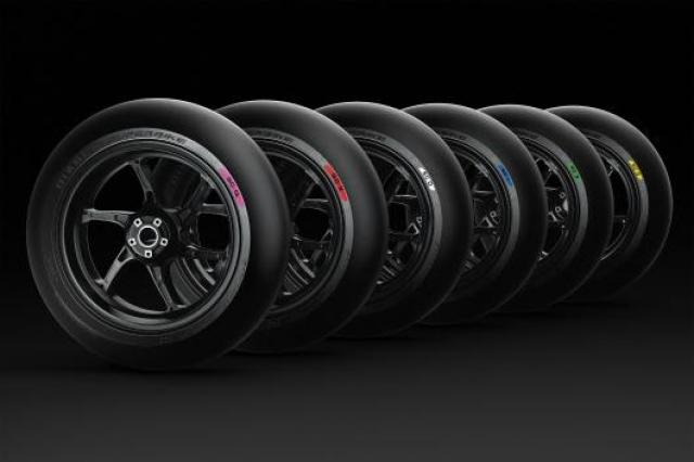 Pirelli WorldSBK tyre range.