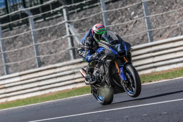 Marvin Fritz, 2022 Spa 24 Hour test. - Yamaha Racing