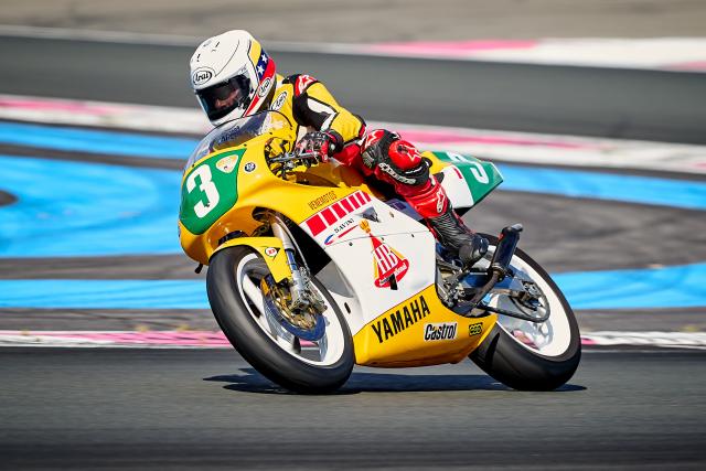 Carlos Lavado on Venemotos Yamaha TZ250 at 2022 Sunday Ride Classic, Le Castellet. - Yamaha Racing