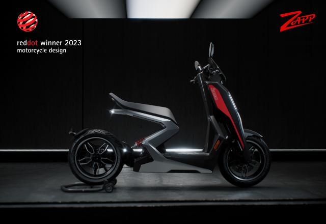 Zapp i300 Carbon Launch Edition Red Dot Design Award winner.