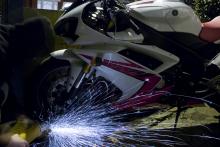 Motorcycle sparks