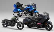 Honda new colours for 2022 YM Gold Wing, CMX Rebel