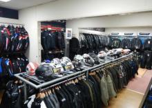 Motorcycle clothing store