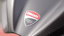 Ducati Corse logo on mudguard