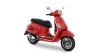Vespa GTS Super scooter in red