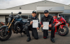 Irwin brothers with their test certificates