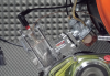 working transparent 2-stroke engine