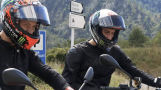 Fabio Quartararo and Alex Rins testing the Yamaha MT-09 Y-AMT