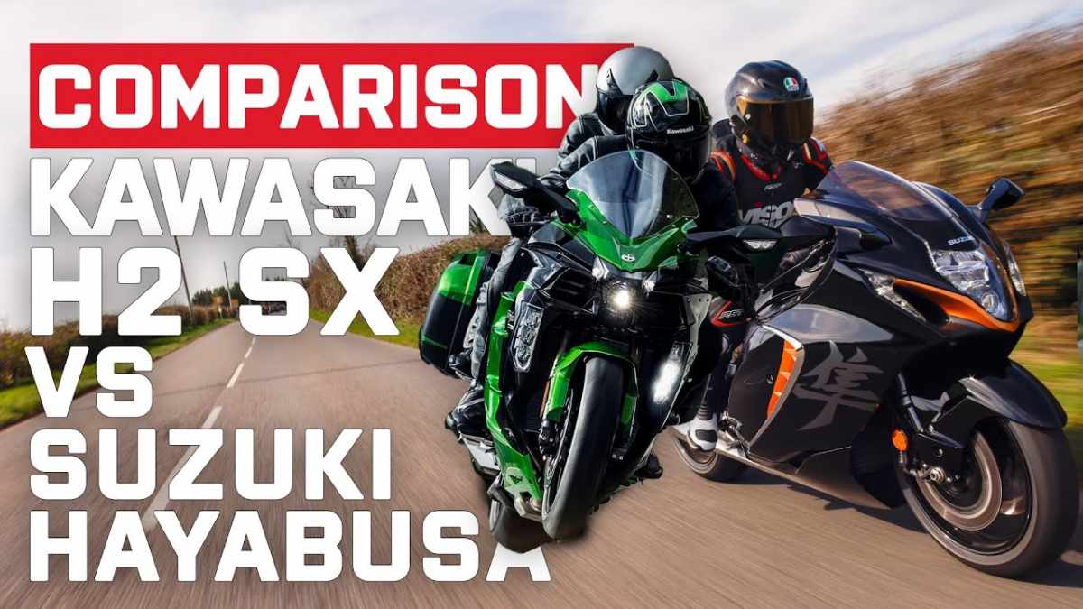 Hyper Sports Showdown | Suzuki Hayabusa vs Kawasaki H2 SX Visordown