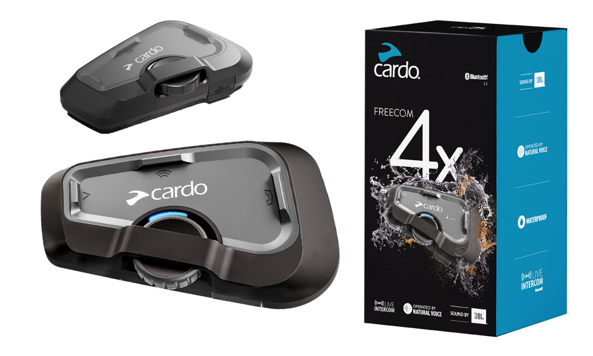 Cardo Freecom 4X Bluetooth Intercom - Single