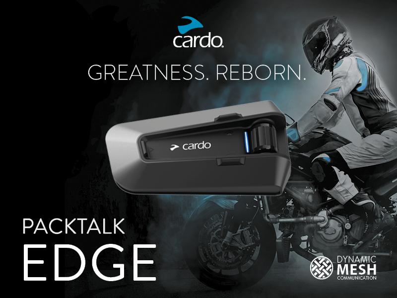 Cardo PACKTALK Edge Motorcycle Bluetooth Communication System