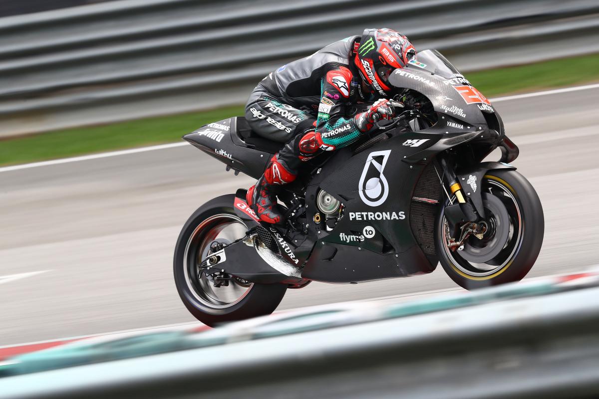 Sepang MotoGP Test Results Fabio Quartararo sweeps all...  Visordown