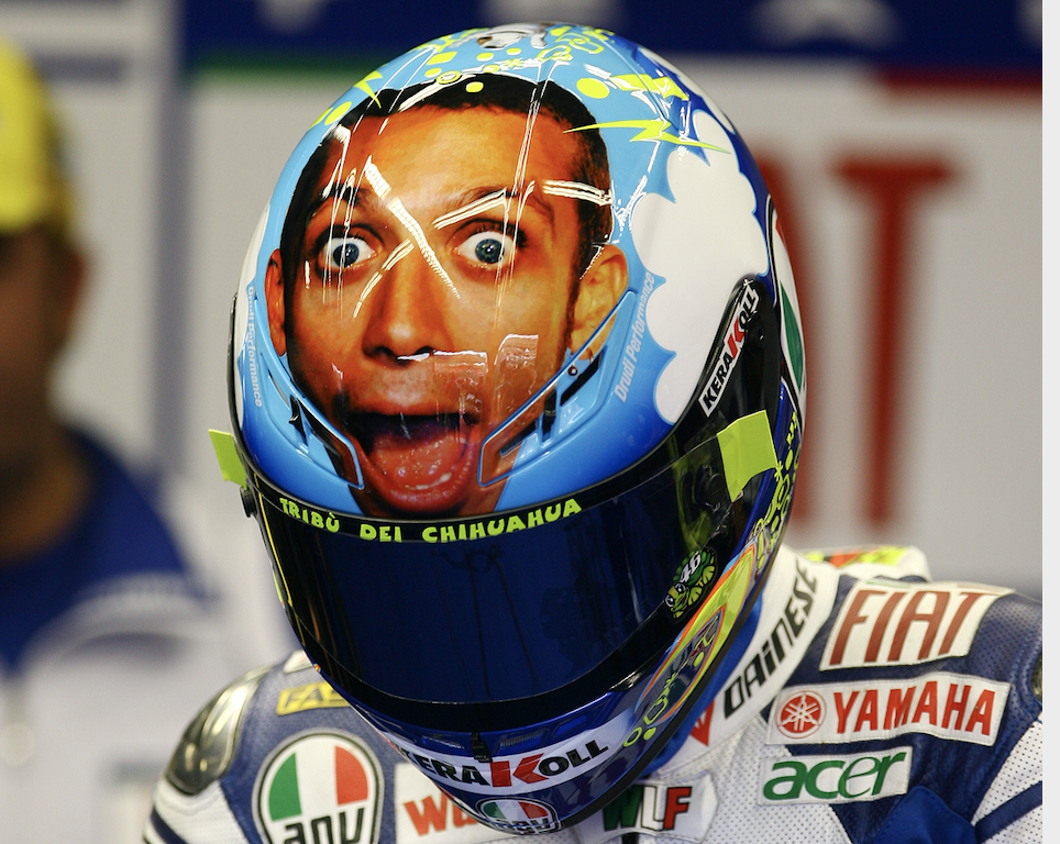 all valentino rossi helmets