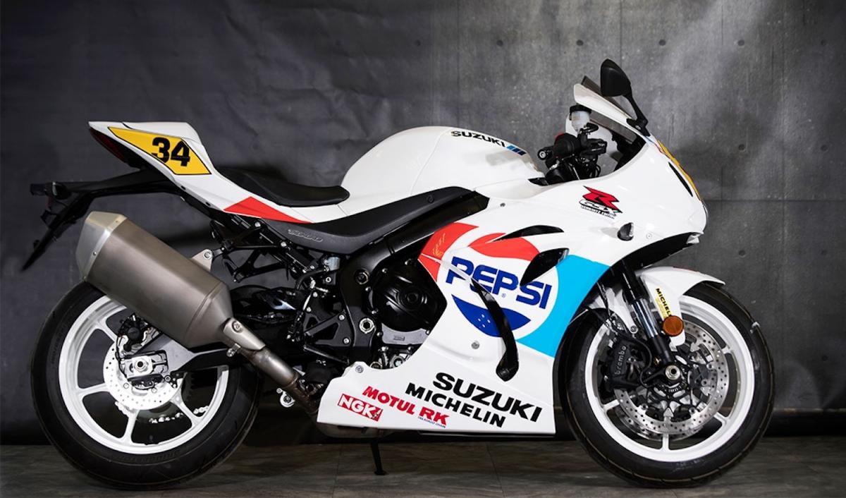 Sweet Pepsi Suzuki replica GSX R1000 on sale Visordown