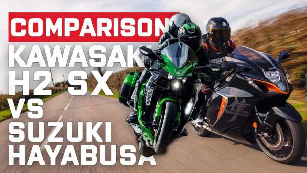 Kawasaki H2 SX vs Suzuki GSX-R 1300 Hayabusa