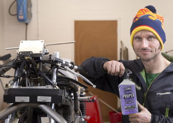 Guy Martin releases motorcycle cleaning product