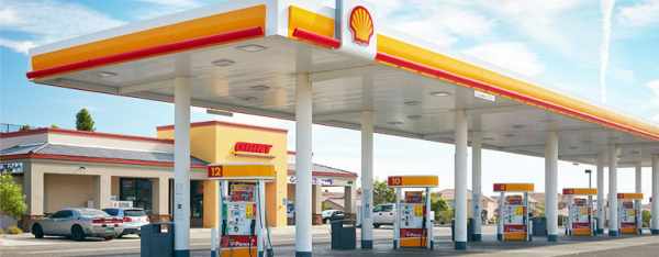 Shell petrol station