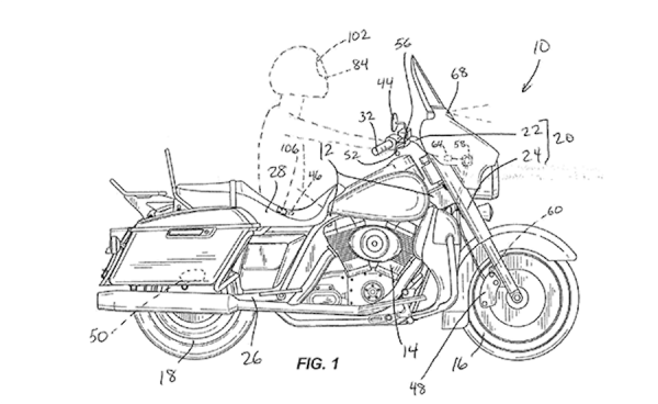 Harley braking patent