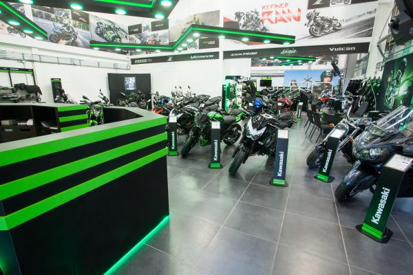 Kawasaki showroom