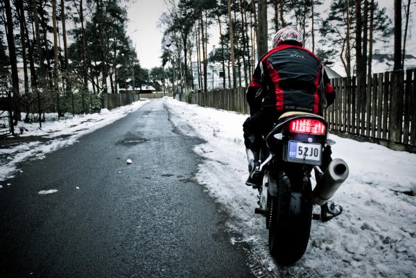 What's the worst thing about motorcycling in winter?