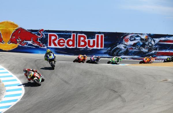 Stefan Bradl leads 2013 MotoGP US Grand Prix. - Gold and Goose