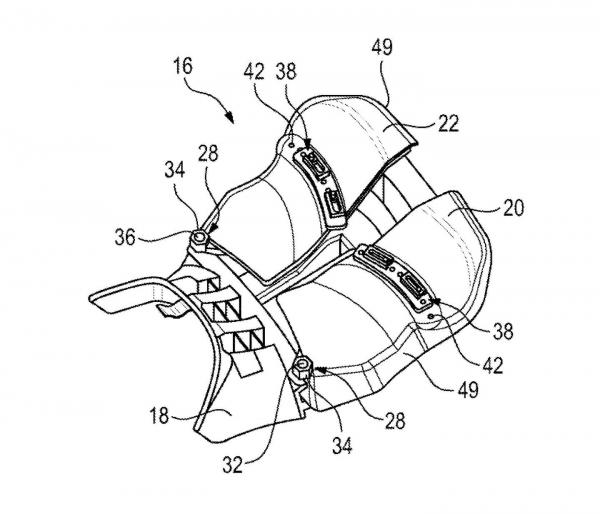 BMW adjustable seating patent