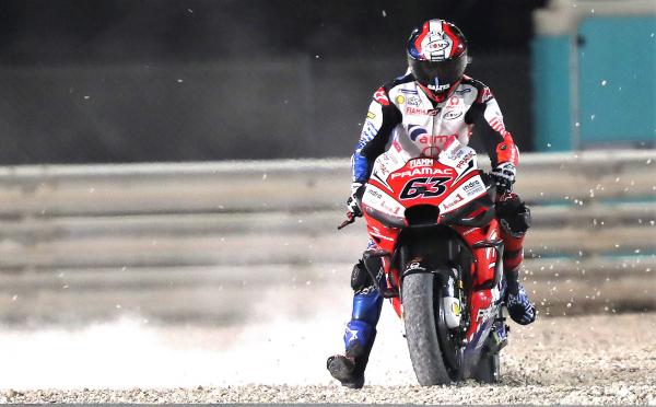 'Impossible' - broken wing sinks Bagnaia's MotoGP debut