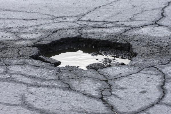 Britain’s worsening potholed roads 'a disgrace'