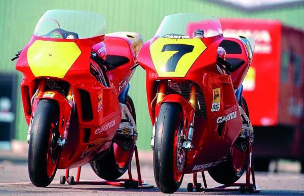 Eleven Cagiva racers to appear at Stafford Show