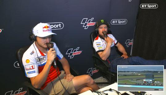 Cal Crutchlow and Jack Miller's commentary is hilarious!