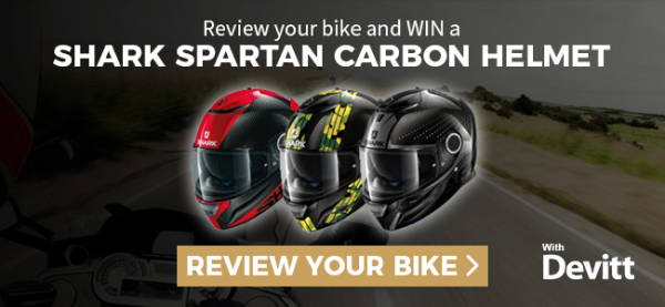  A chance to win a Shark helmet worth £400 – just by telling us about your bike