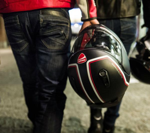 Get £100 off a new Ducati Arai helmet by giving up your old lid