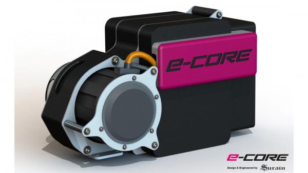 E-core electric motor. - Motorrad/Benjamin Surain