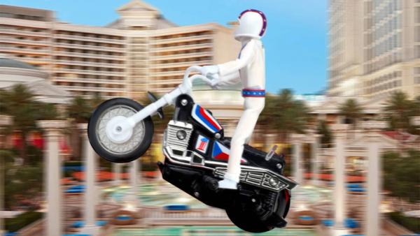 Evel Knievel Stunt Cycle toy is back