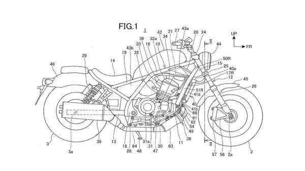Honda Rebel 1100 patent image