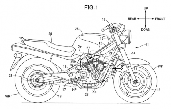 Honda V-Twin patent