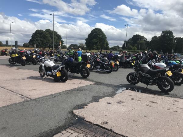 Female bikers brave bad weather for record attempt meet