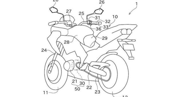 Kawasaki Hybrid drive patent application