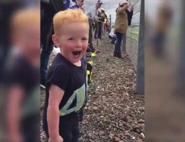 Little boy's reaction sums up how we all feel about motorcycles