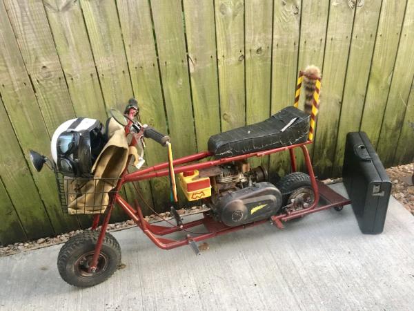 Dumb and Dumber minibike for sale on eBay 