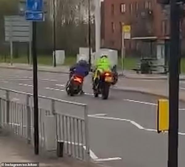 Police-chase-scooter-crash