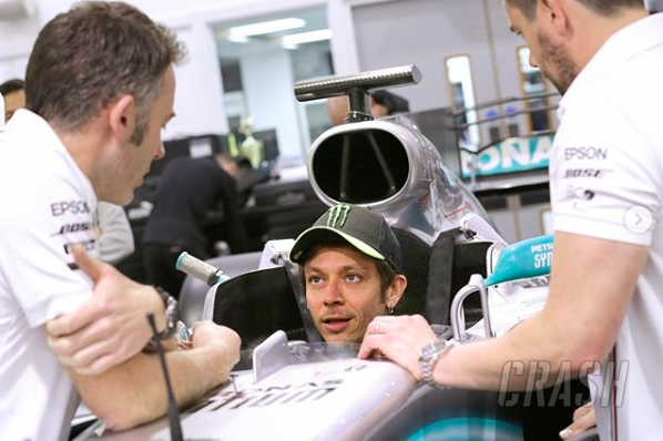 Rossi seat fitting F1