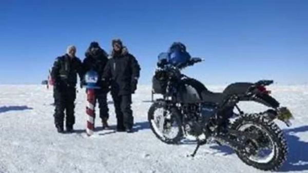 Royal Enfield 90 South Antarctica expedition completed