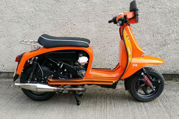 A classic-style scooter with a modern 400cc engine